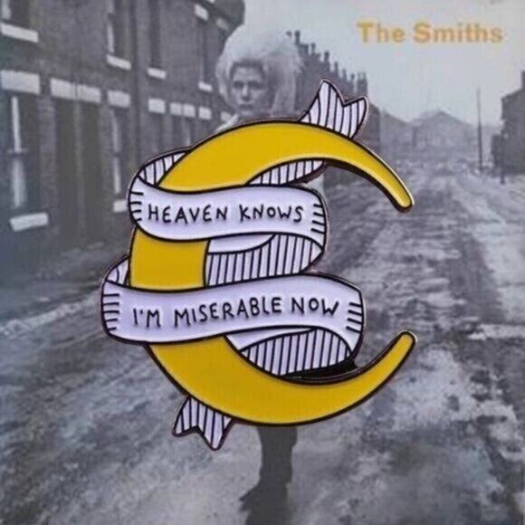 3/20 The Smiths Heaven Knows Miserable Enamel Pin - Picture 1 of 1